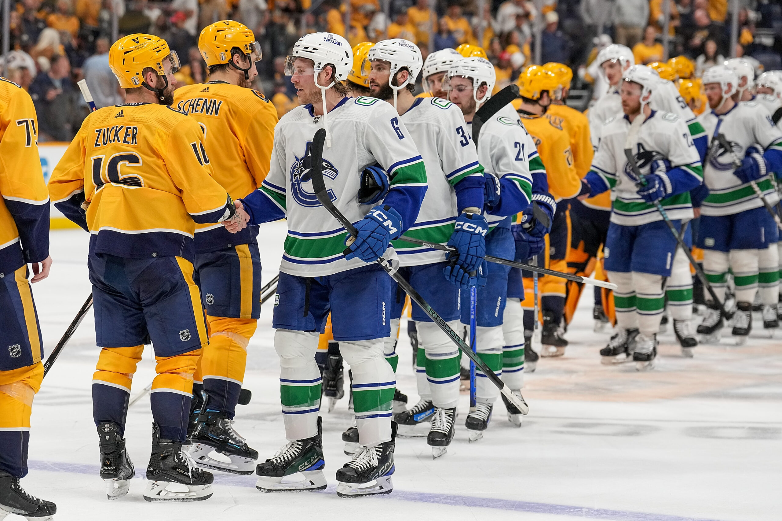 The Real Canucks Came to Play in Game 6 Win vs. Predators - The Hockey Writers - Vancouver Canucks - NHL News, Analysis & More