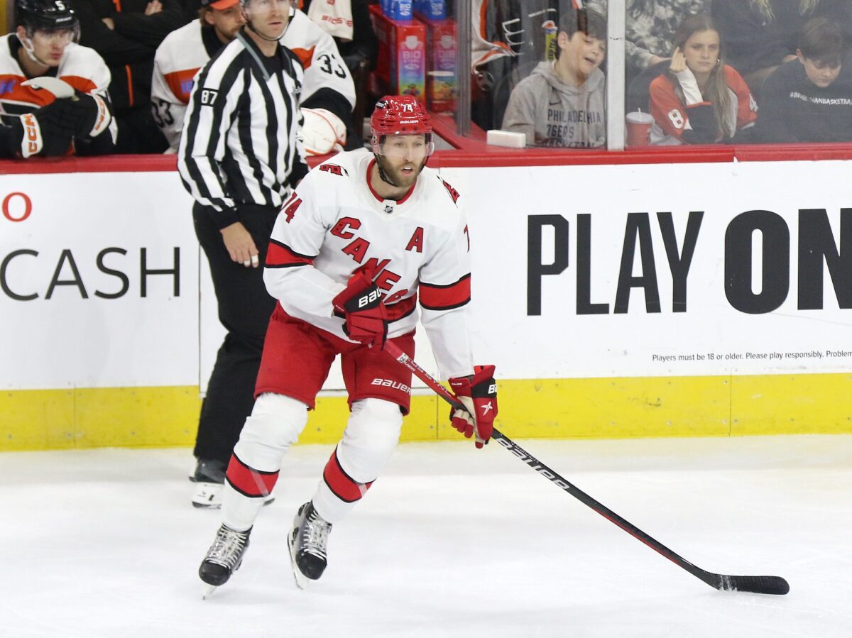 Jaccob Slavin Carolina Hurricanes