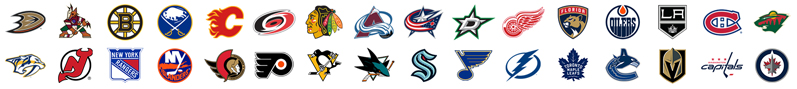 NHL Logos Hockey Writers Banner