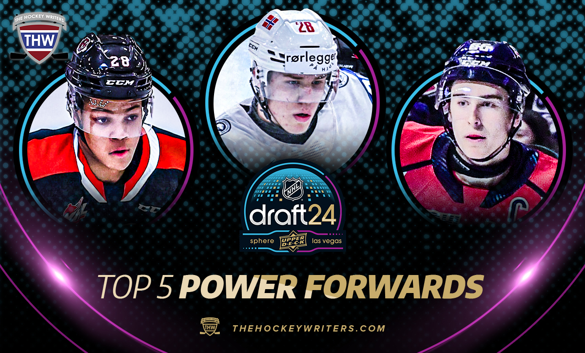 Top 5 Power Forwards in the 2024 NHL Entry Draft Prospect Analysis and