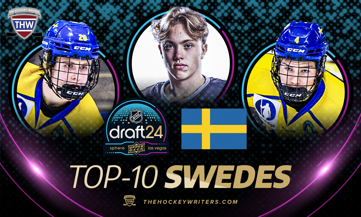 Top-10 Swedish prospects 2024 NHL Draft Leo Sahlin Wallenius, Alfons Freij and Linus Eriksson