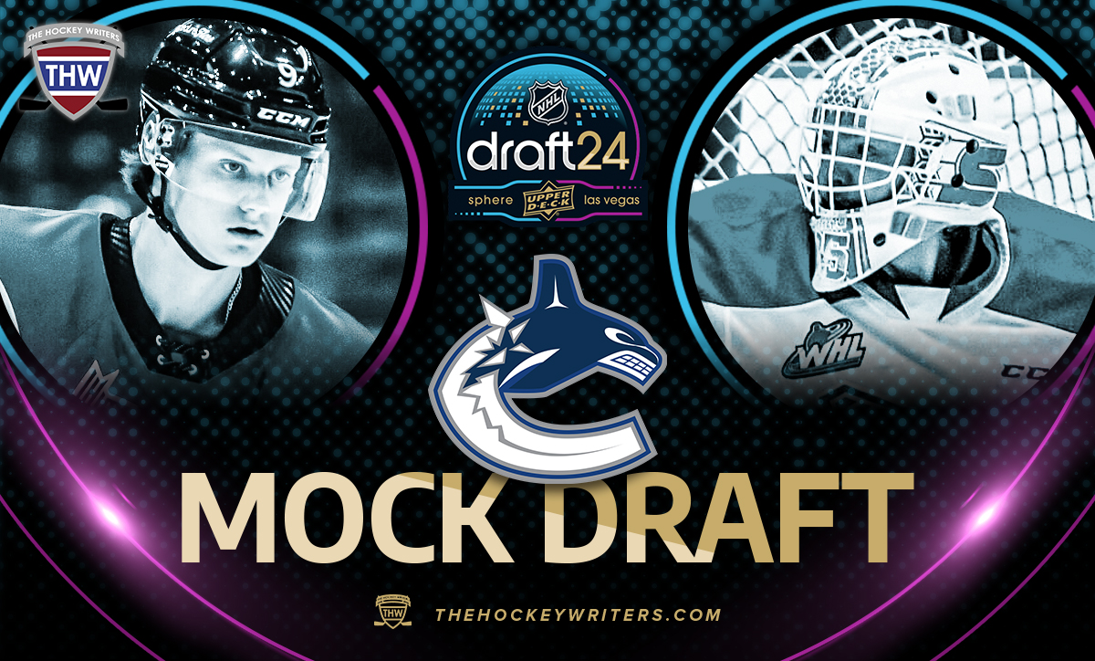2024 NHL Mock Draft Vancouver Canucks Dawson Cowan Eriks Mateiko