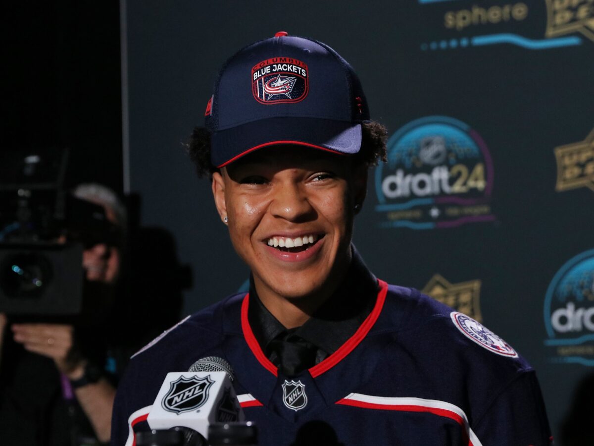 Cayden Lindstrom Columbus Blue Jackets