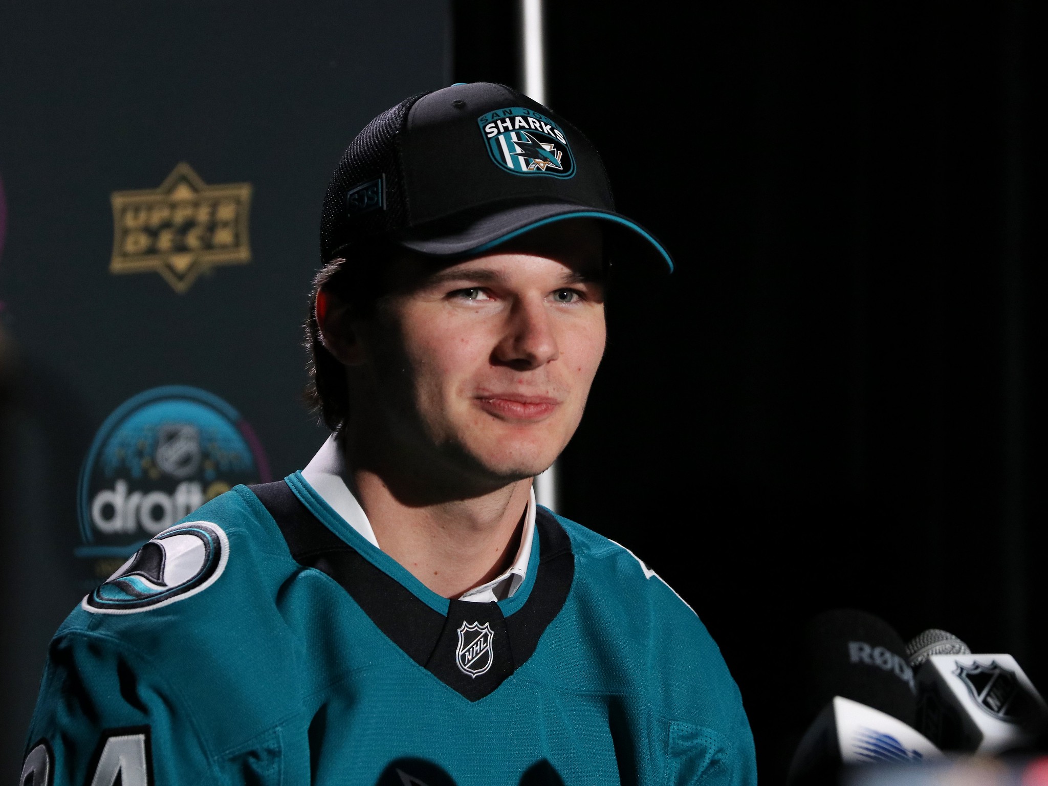 San Jose Sharks Make Great Decision to Trade Up for Sam Dickinson - The Hockey Writers - San Jose Sharks - NHL News, Analysis & More