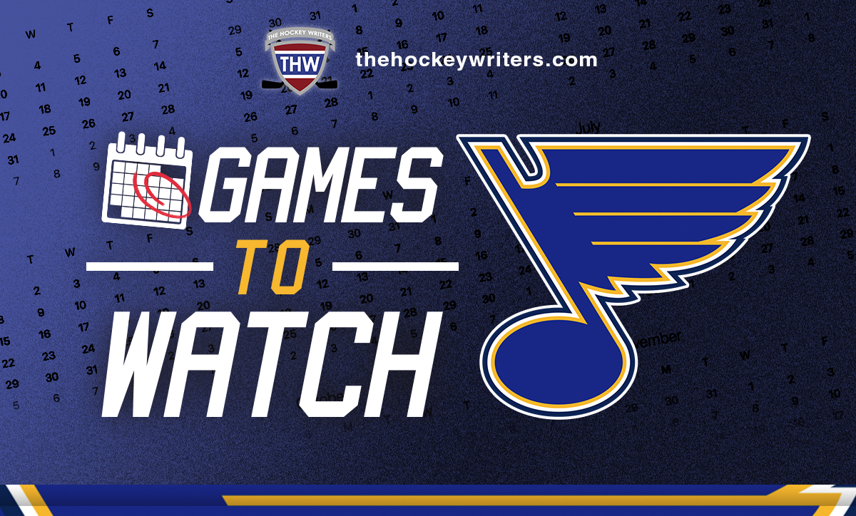 5 Early Games to Watch in 2024-25 Blues Schedule - The Hockey Writers - What Channel Is The Blues Game On Today