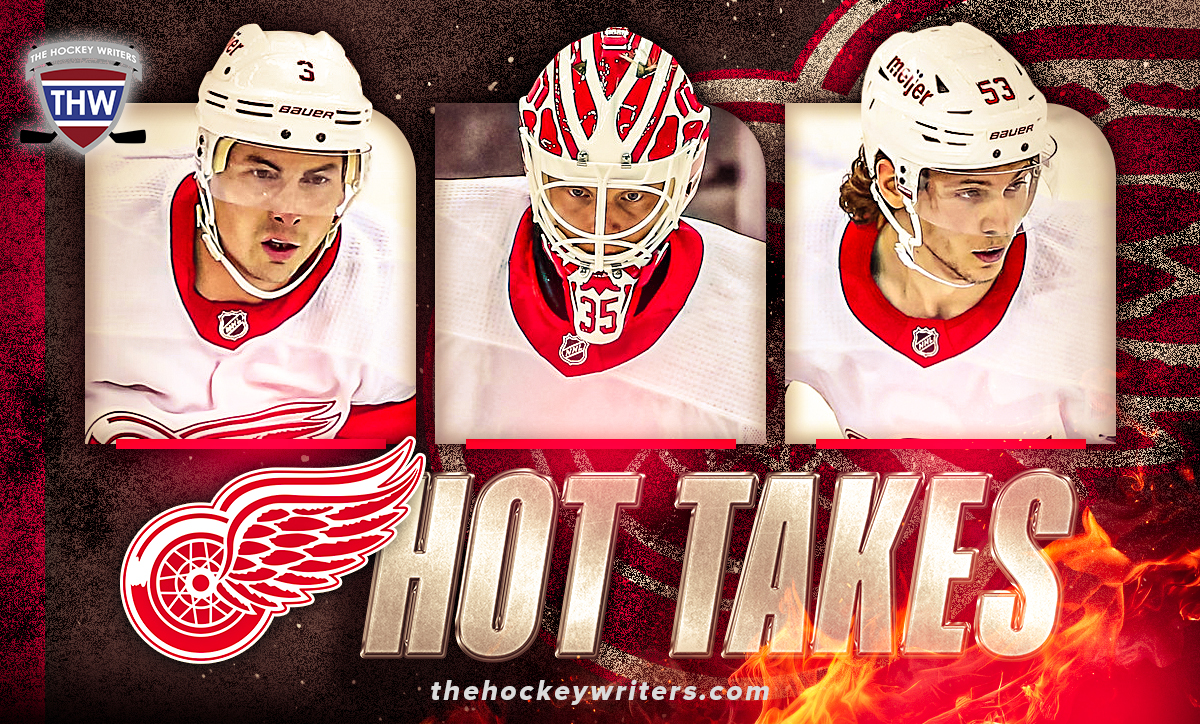 Detroit Red Wings 2024-25 Hot Takes Ville Husso, Justin Holl, Moritz Seider