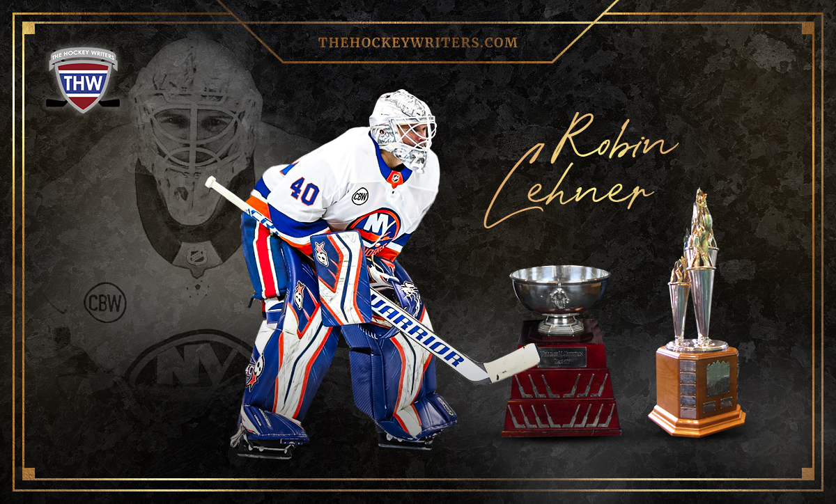 Robin Lehner New York Islanders Masterton and Jennings Trophy