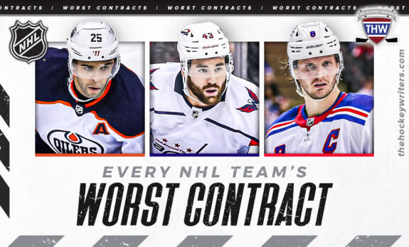 Every NHL Team’s Worst Contract - The Hockey Writers - Trades Contracts ...