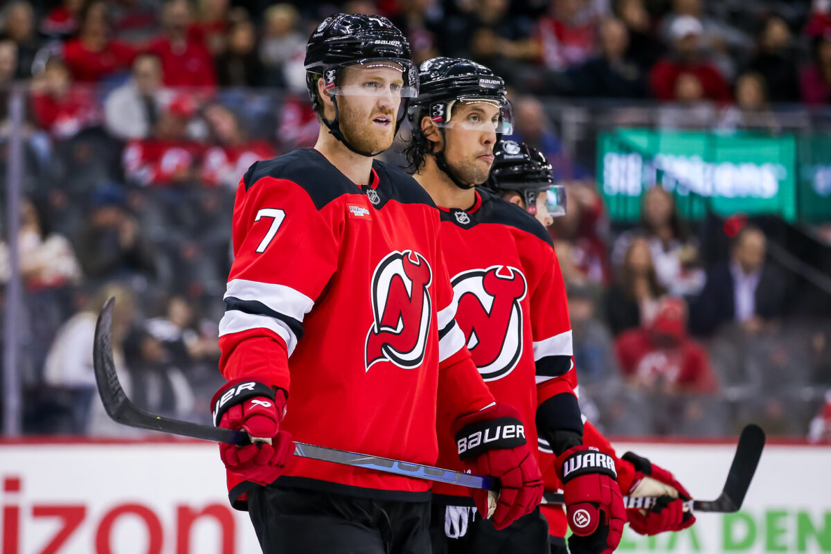 Dougie Hamilton Brenden Dillon New Jersey Devils