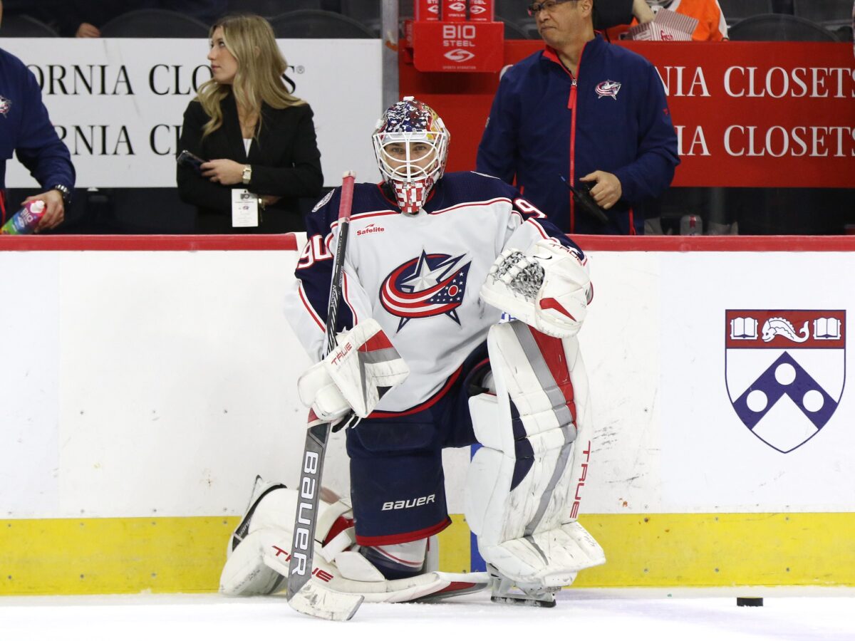 Elvis Merzlikins Columbus Blue Jackets