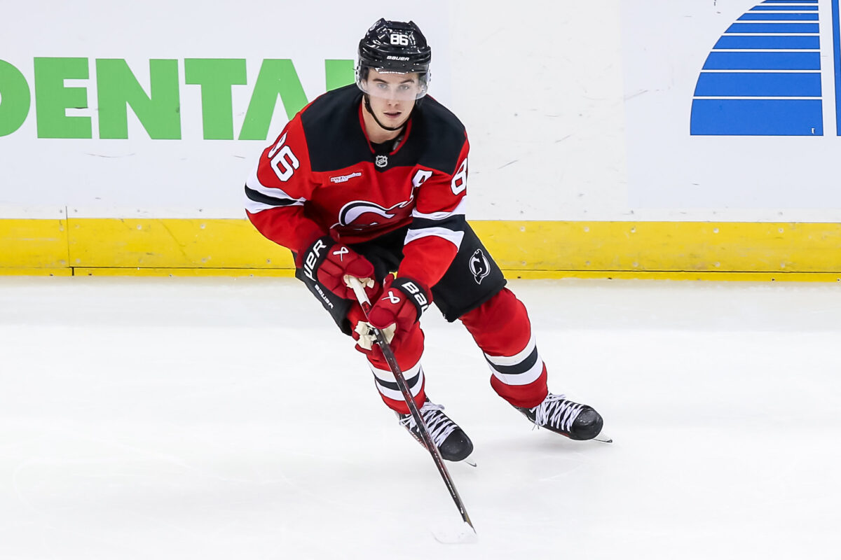 Jack Hughes New Jersey Devils