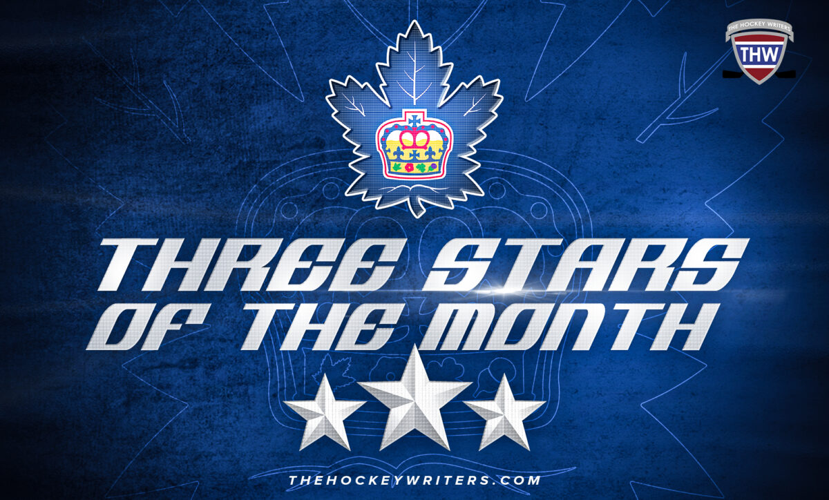 Toronto Marlies 3 Stars of the Month