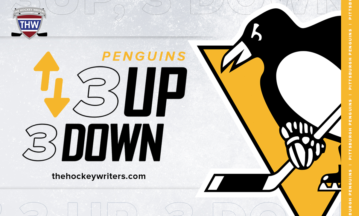 Pittsburgh Penguins 3 up, 3 down