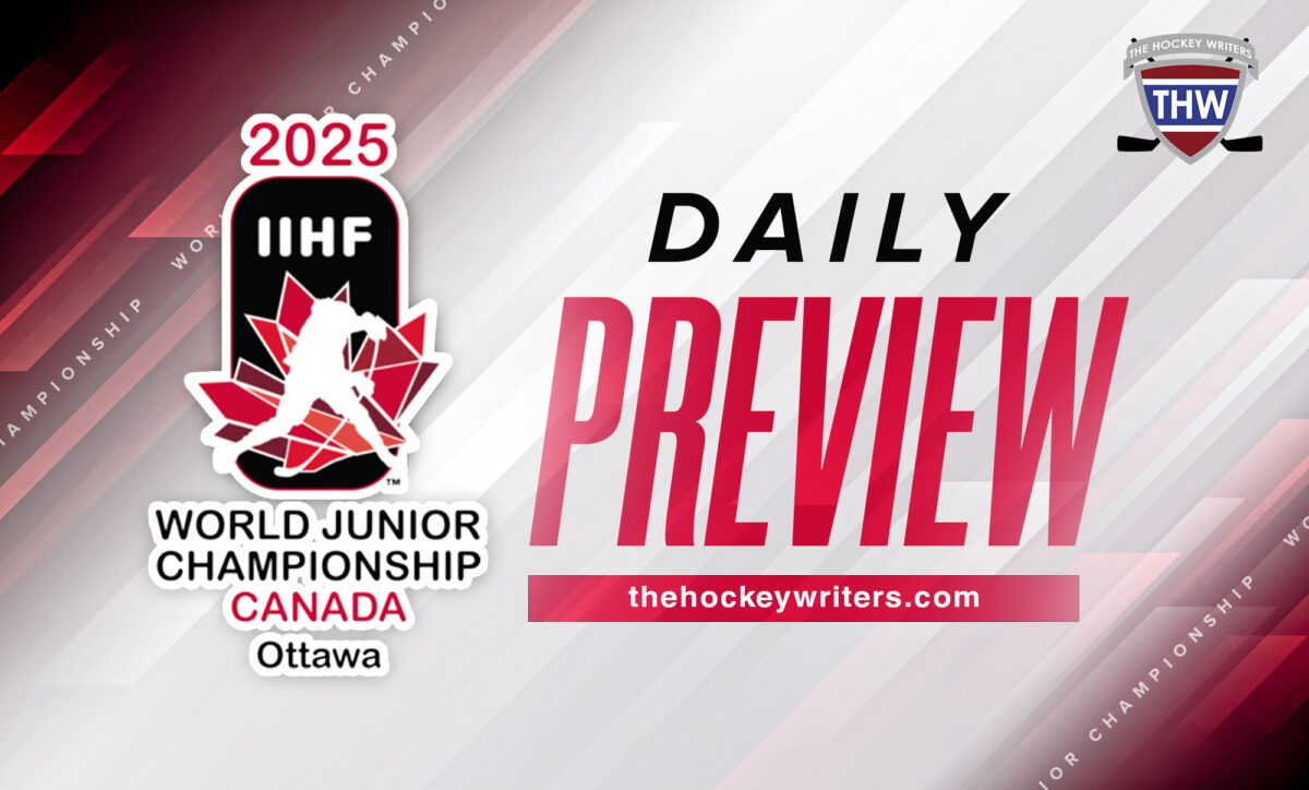 2025 IIHF World Junior Championship Ottawa, Canada Daily Preview