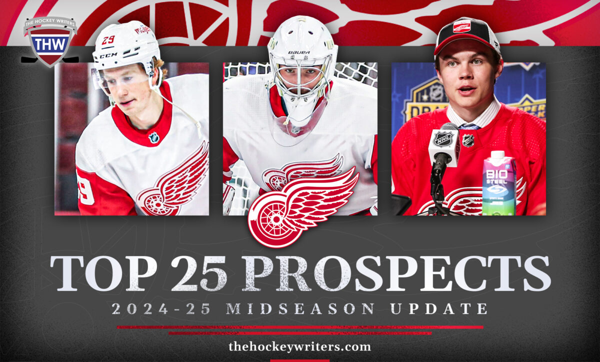 Red Wings Top 25 Prospects: 2024-25 Midseason Update Axel Sandin Pellikka, Nate Danielson, Sebastian Cossa