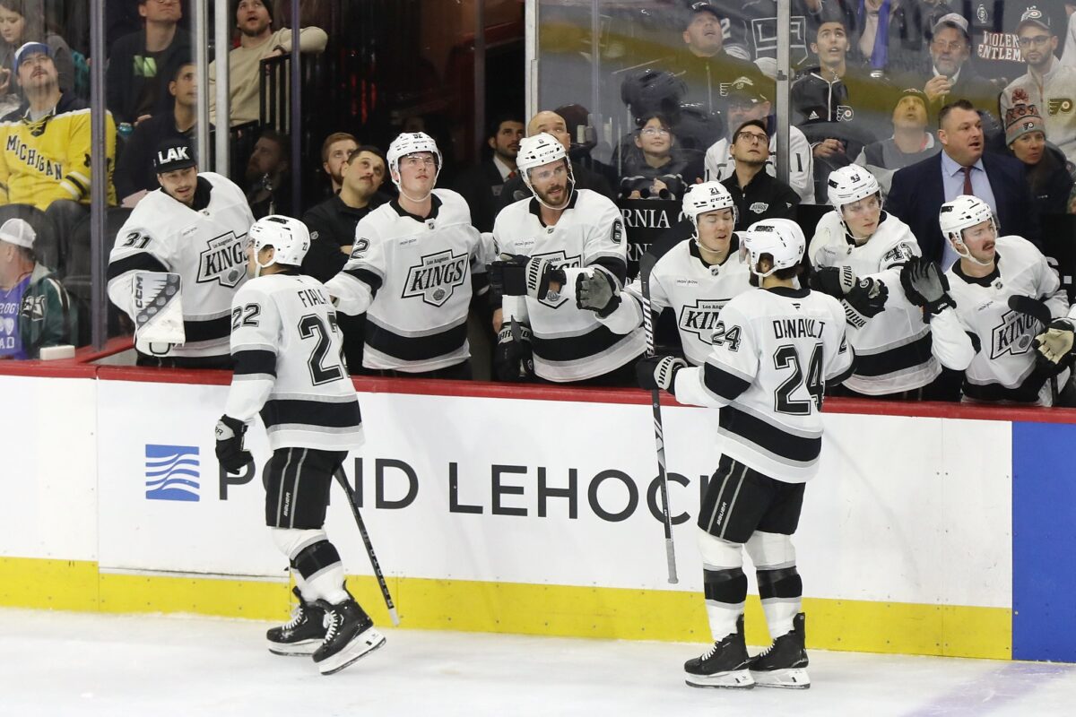 Los Angeles Kings Bench Celebration