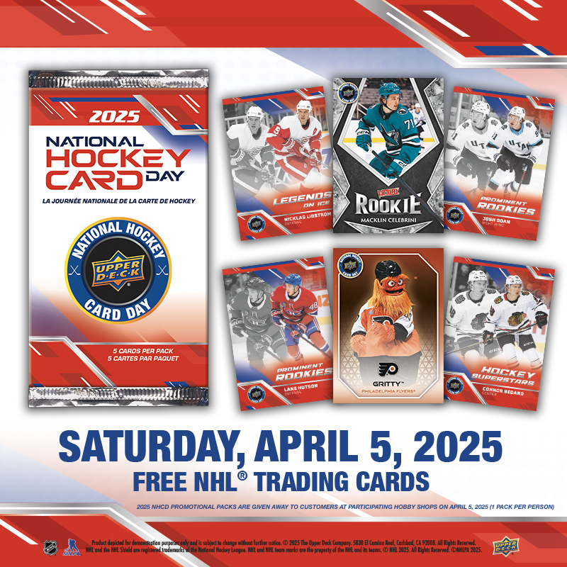 Saturday, April 5, Is National Hockey Card Day - The Hockey