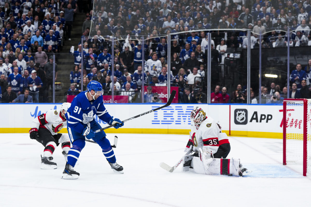 Linus Ullmark Ottawa Senatorer John Tavares Toronto Maple List