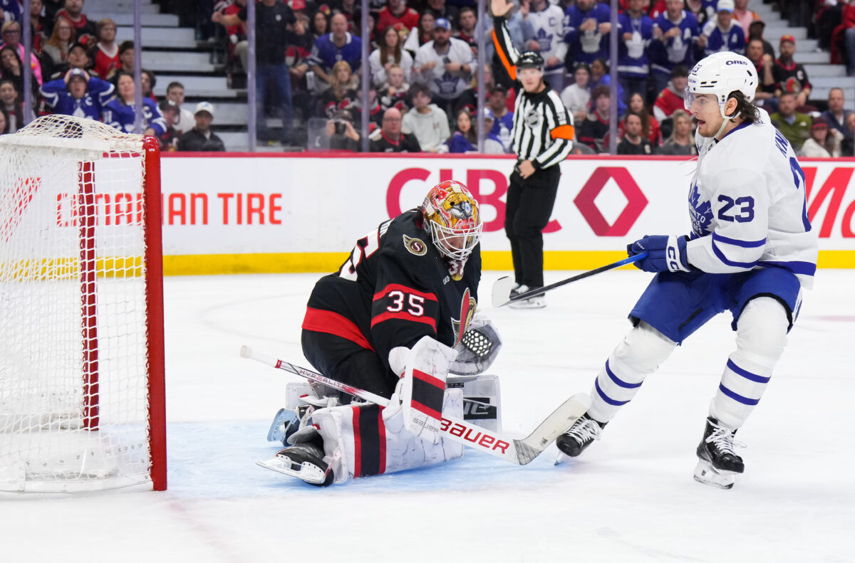 Matthew Knies Toronto Maple List Linus Ullmark Ottawa Senatorer