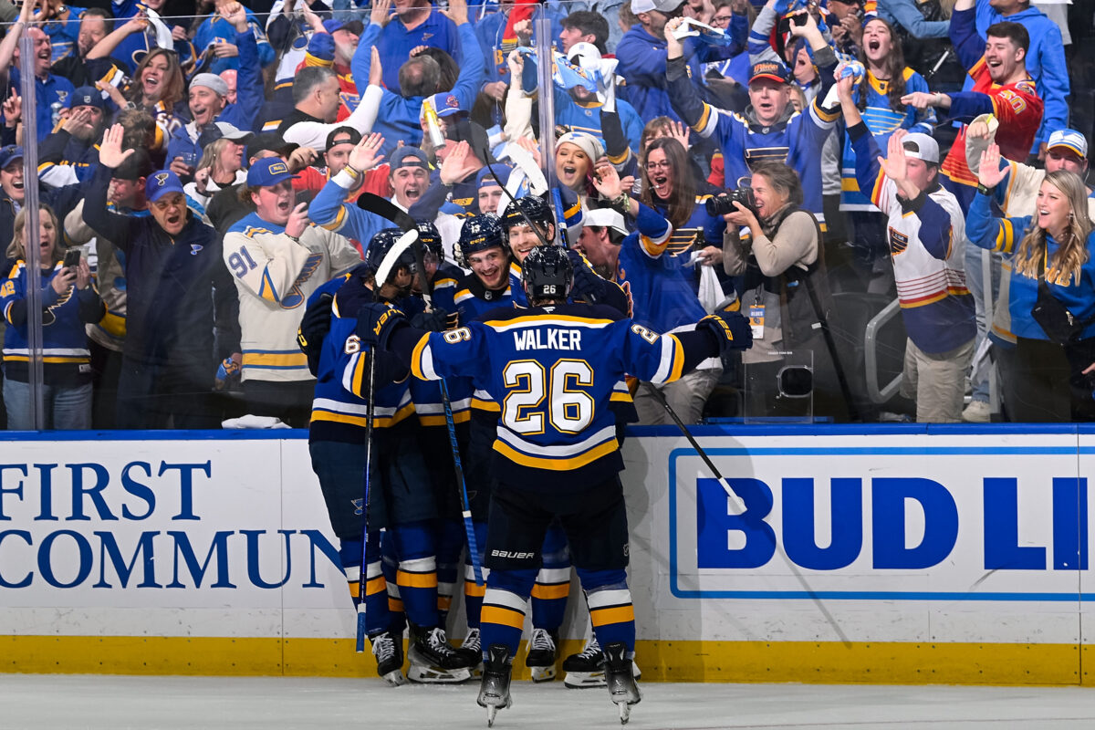 St Louis Blues feirer