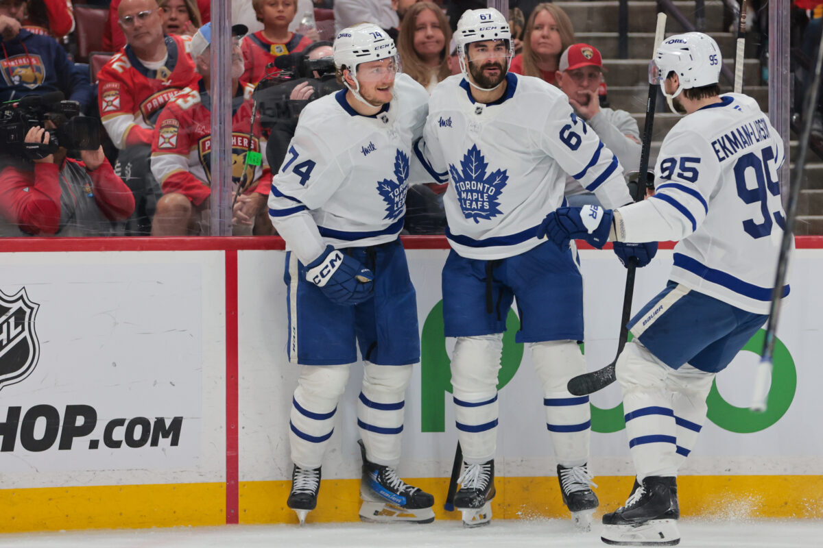 Max Pacioretty Bobby McMann Oliver Ekman-Larsson Toronto Maple Leaf
