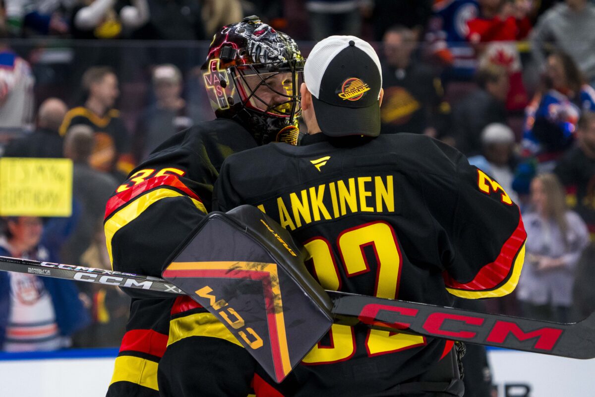 Thatcher Demko Kevin Lankinen Vancouver Canucks