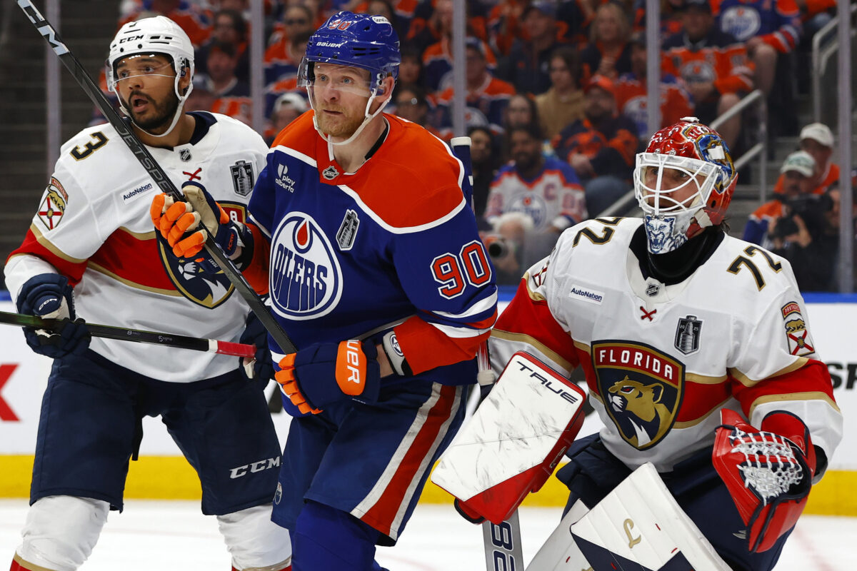 Cory Perry Edmonton Oiler Seth Jones Sergei Bobrovsky Florida Black Panthers