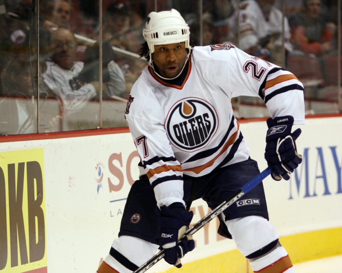 Georges Laraque Edmonton Oilers