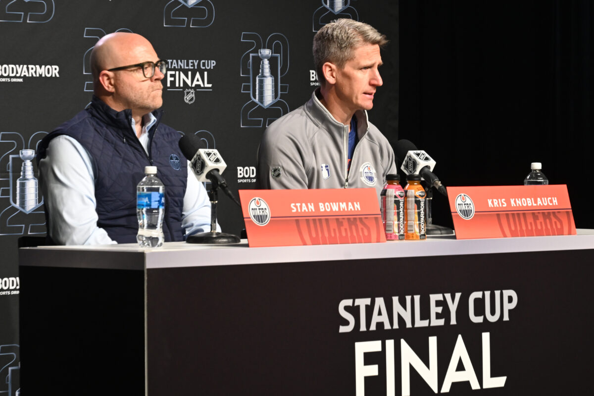 Stan Bowman Kris Knoblauch Edmonton Oilers