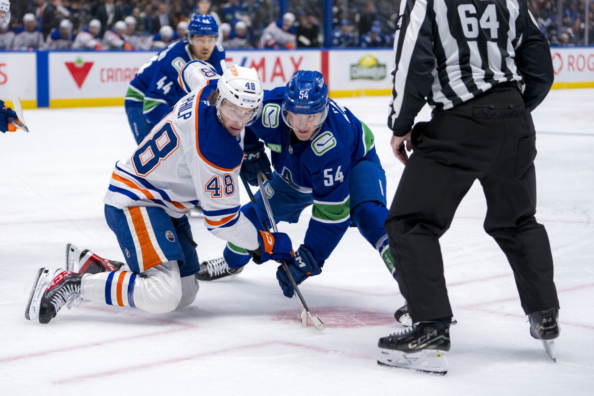 Aatu Raty Vancouver Canucks Noah Philp Edmonton Oilers