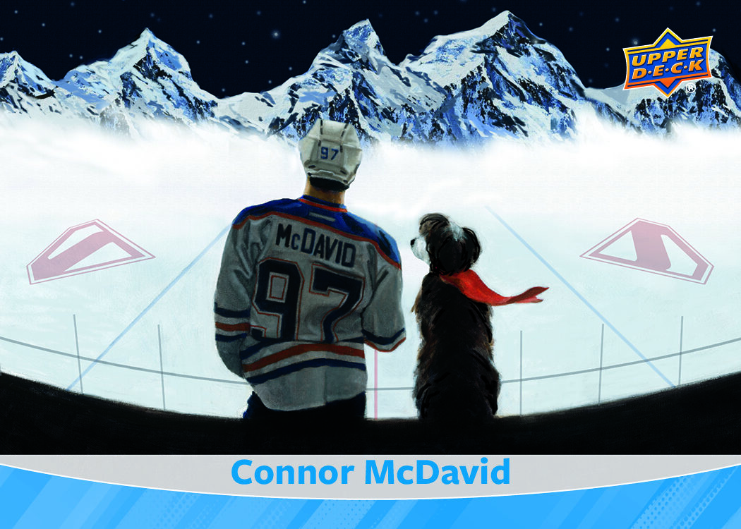 Connor McDavid Upper Deck DC Crossover Hockey Card