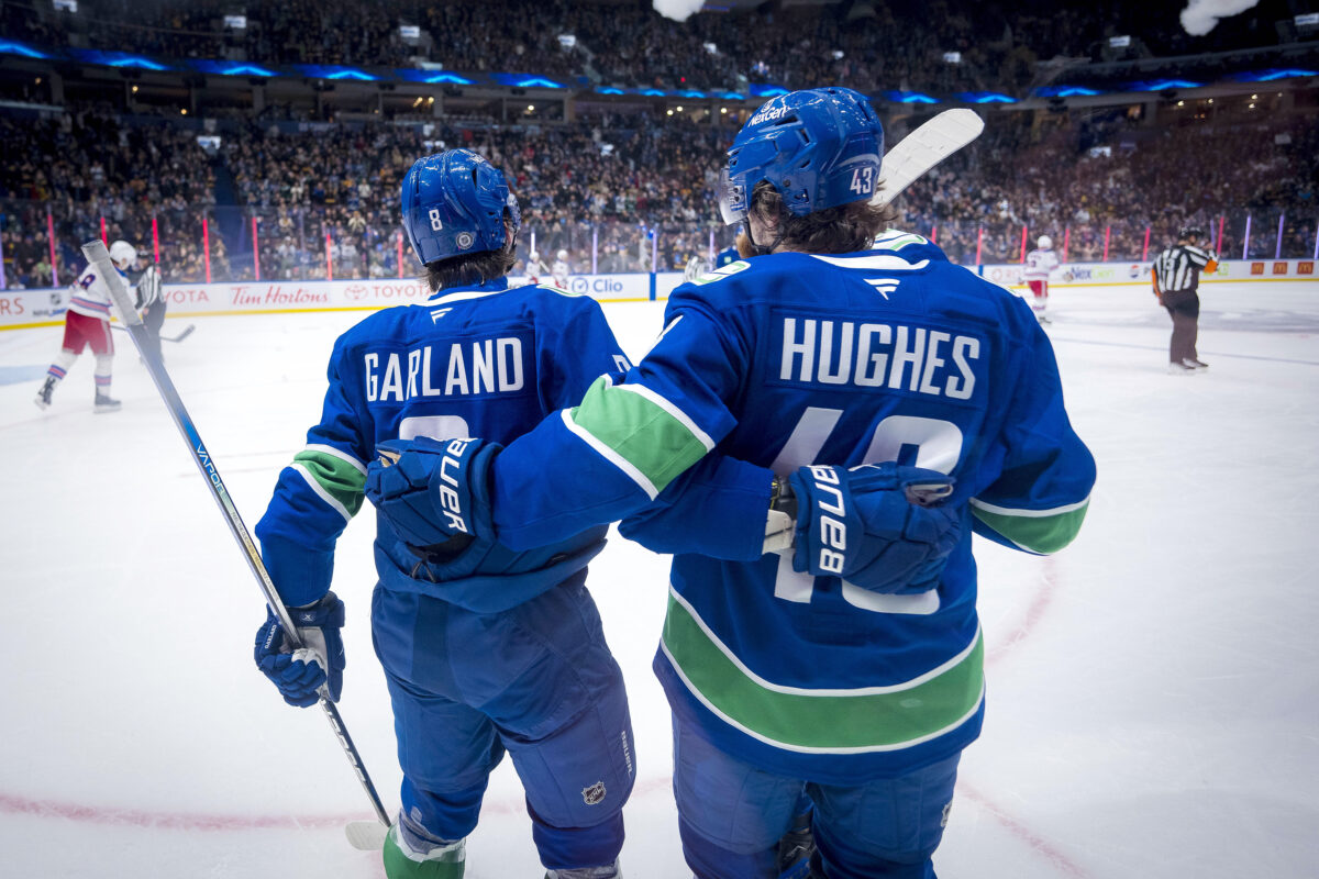 Conor Garland Quinn Hughes Vancouver Canucks