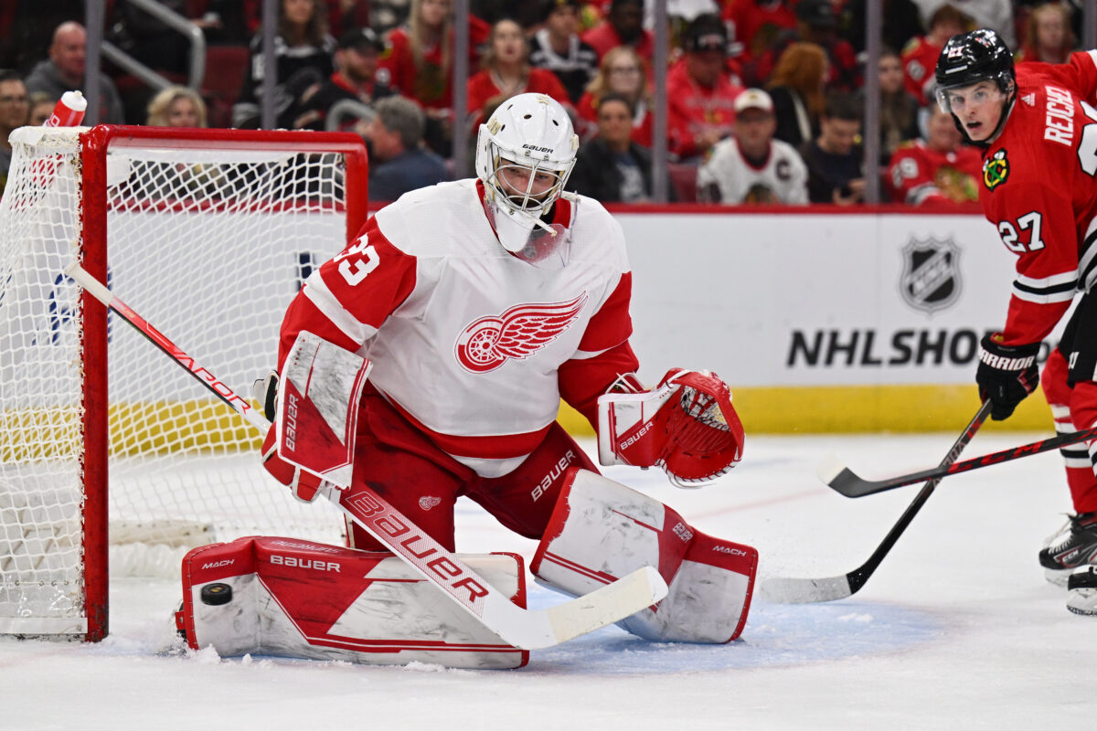 Sebastian Cossa Detroit Red Wings