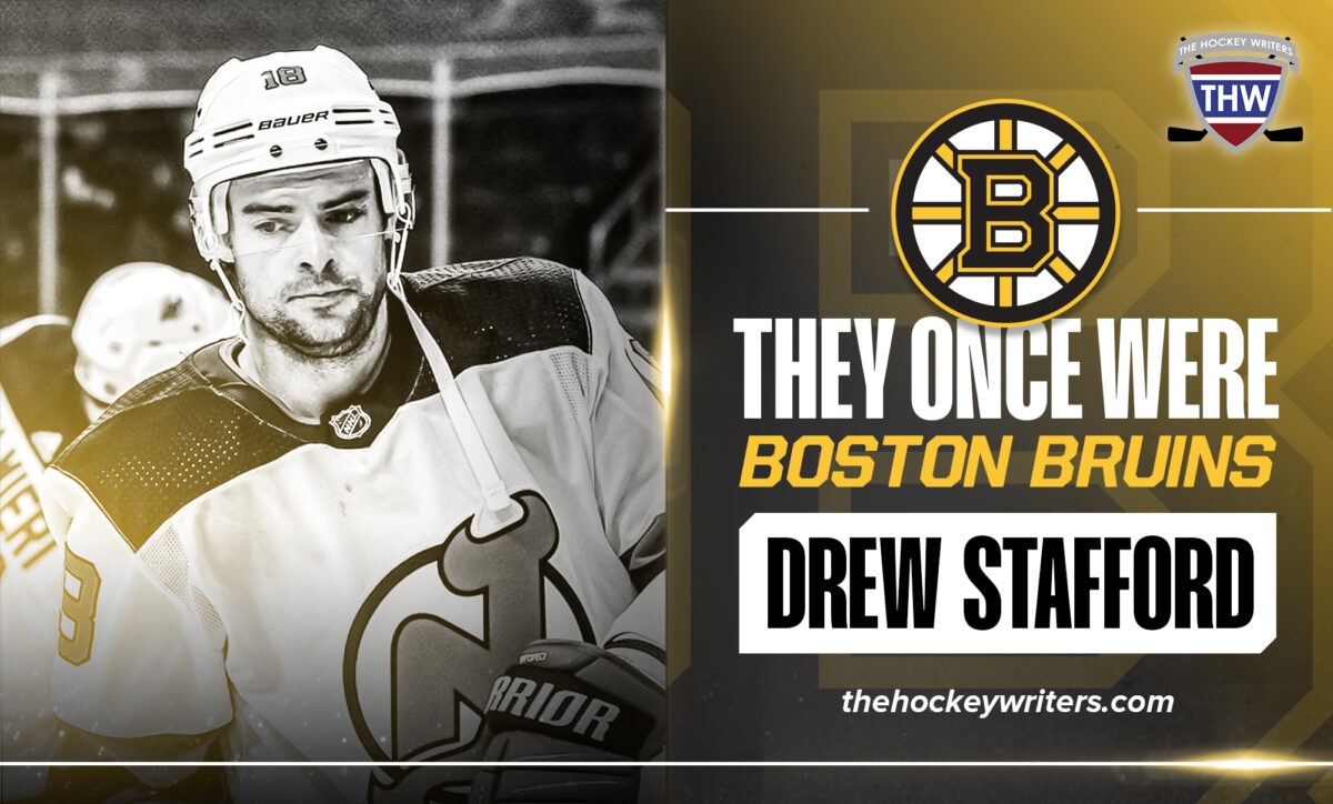They once were Boston Bruins Drew Stafford