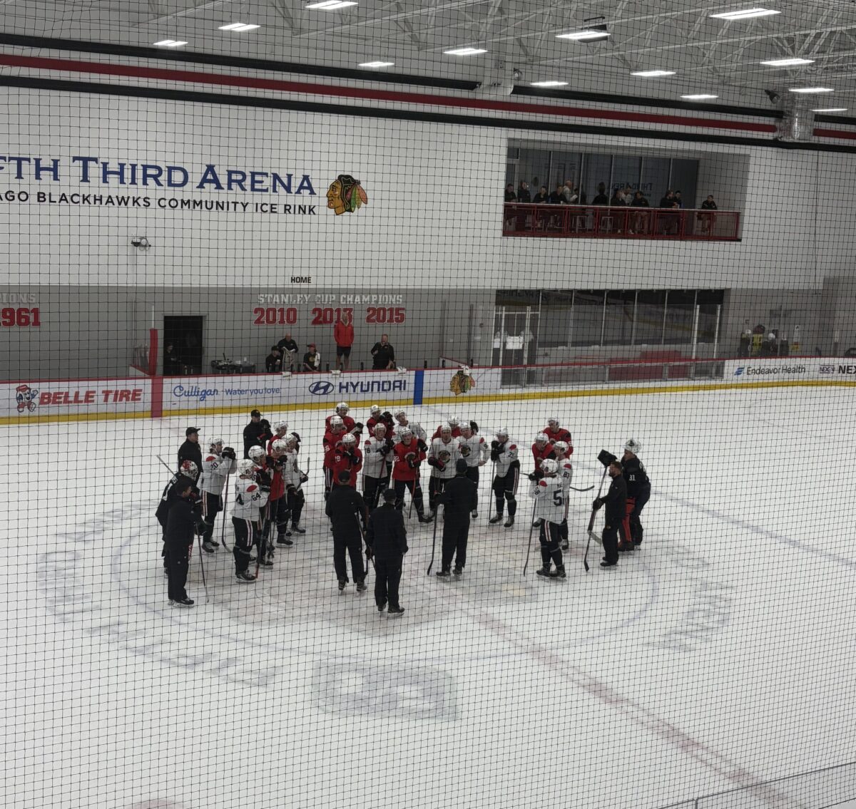 Chicago Blackhawks Prospect Practice
