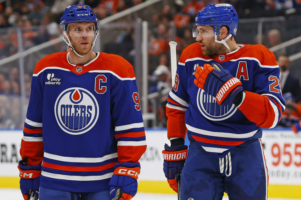 Connor McDavid Leon Draisaitl Edmonton Oilers