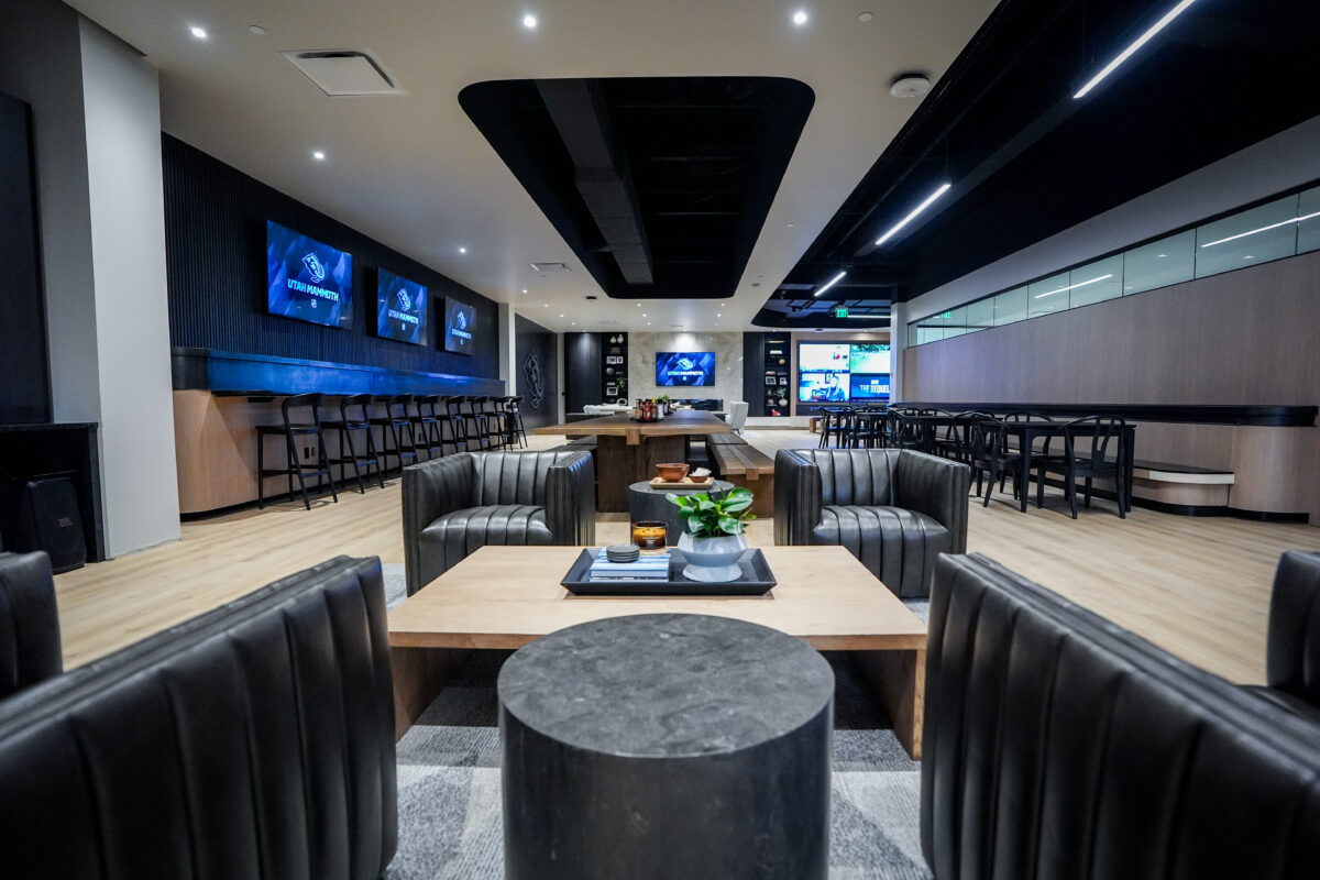 Utah Mammoth Practice and Training Facility Player Lounge