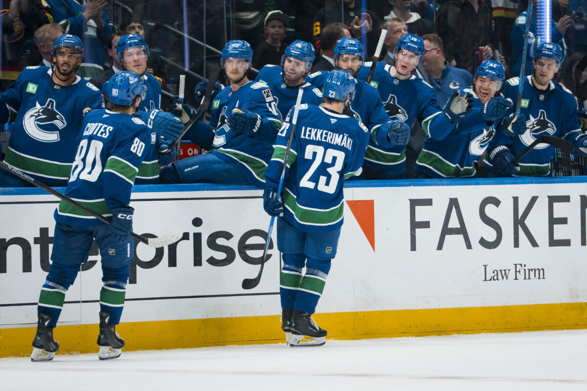 Braeden Cootes Jonathan Lekkerimaki Vancouver Canucks