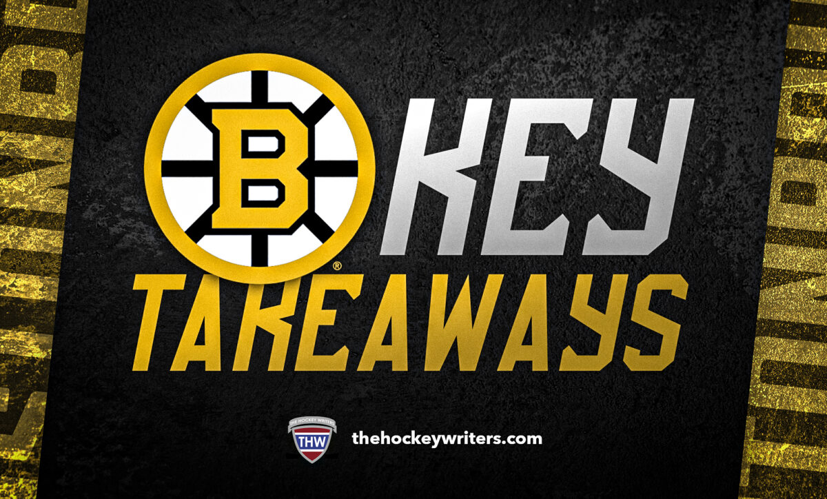 Boston Bruins Key Takeaways