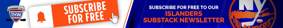 SUBSCRIBE FOR FREE TO OUR NEW YORK ISLANDERS SUBSTACK NEWSLETTER