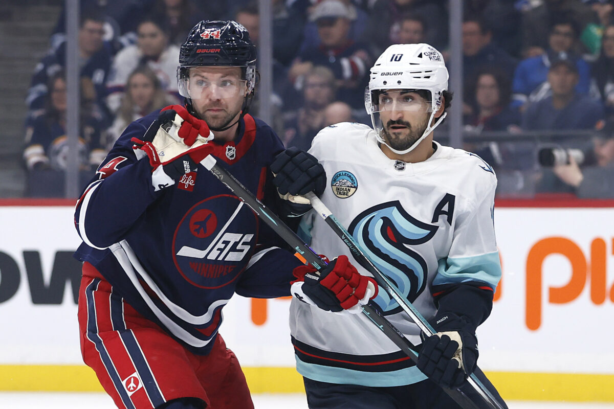 Josh Morrissey Winnipeg Jets Matty Beniers Seattle Kraken