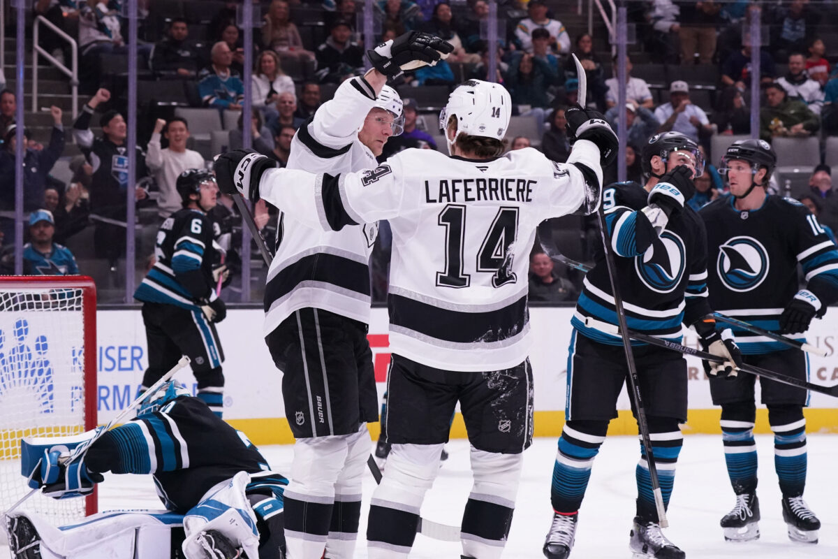 Alex Laferriere Corey Perry Los Angeles Kings