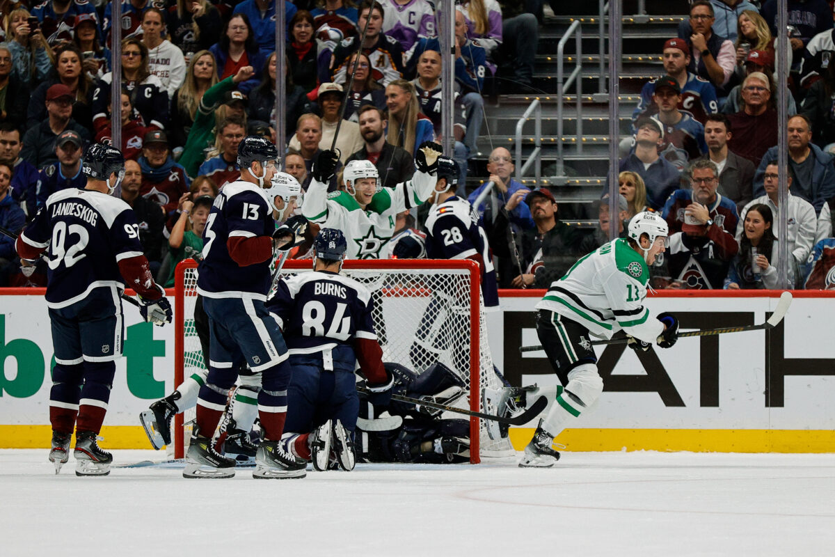 Nathan Bastian Dallas Stars Celebration