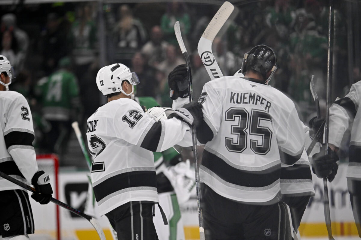 Trevor Moore Darcy Kuemper Los Angeles Kings
