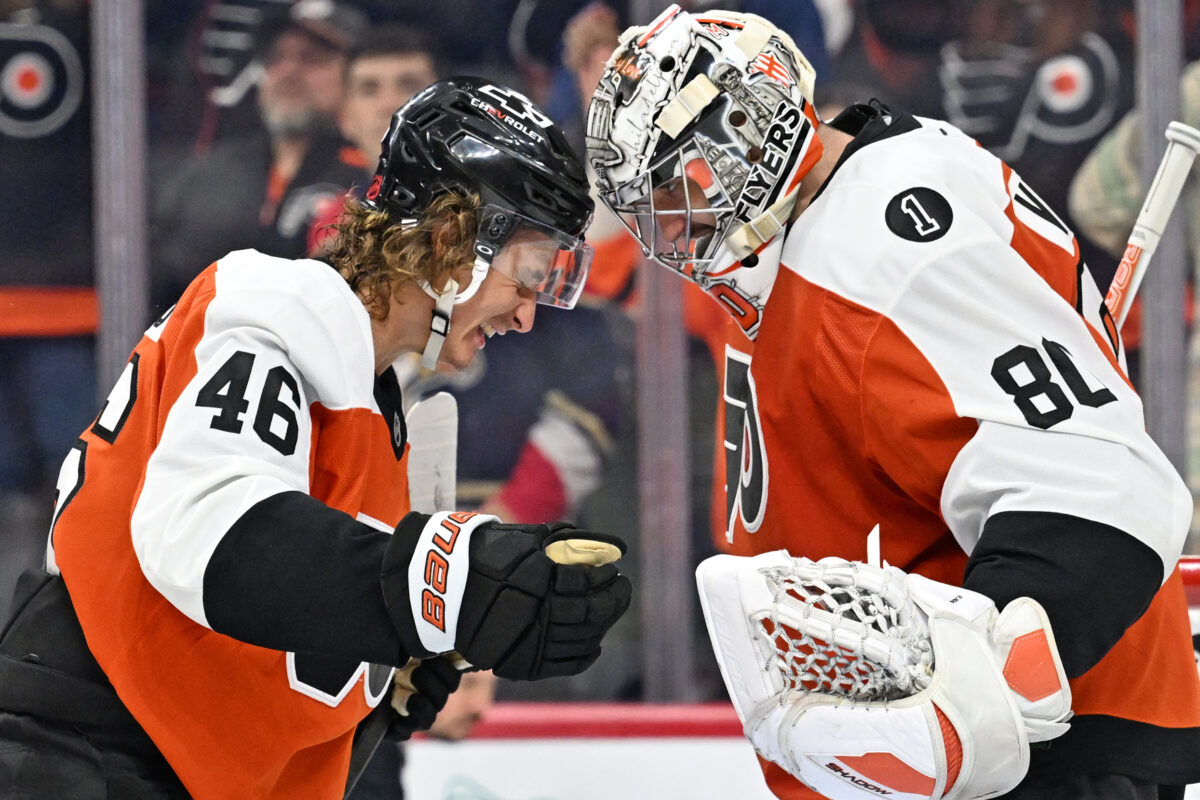 Trevor Zegras, Dan Vladar, Philadelphia Flyers
