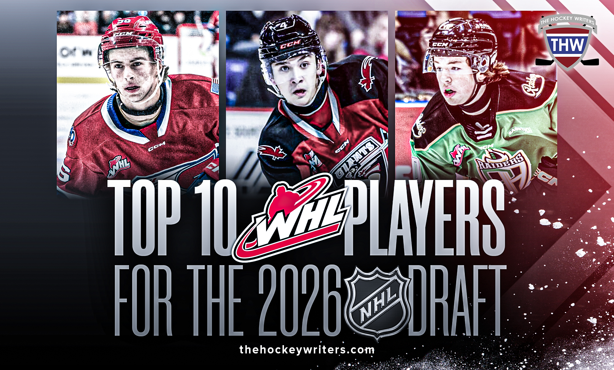 Top 10 WHL Players for the 2026 NHL Draft Daxon Rudolph, Mathis Preston, and Ryan Lin