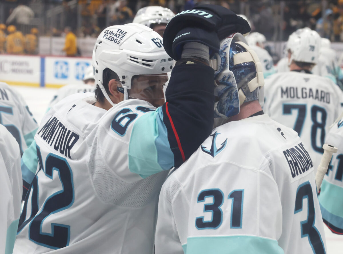 Brandon Montour Philipp Grubauer Seattle Kraken