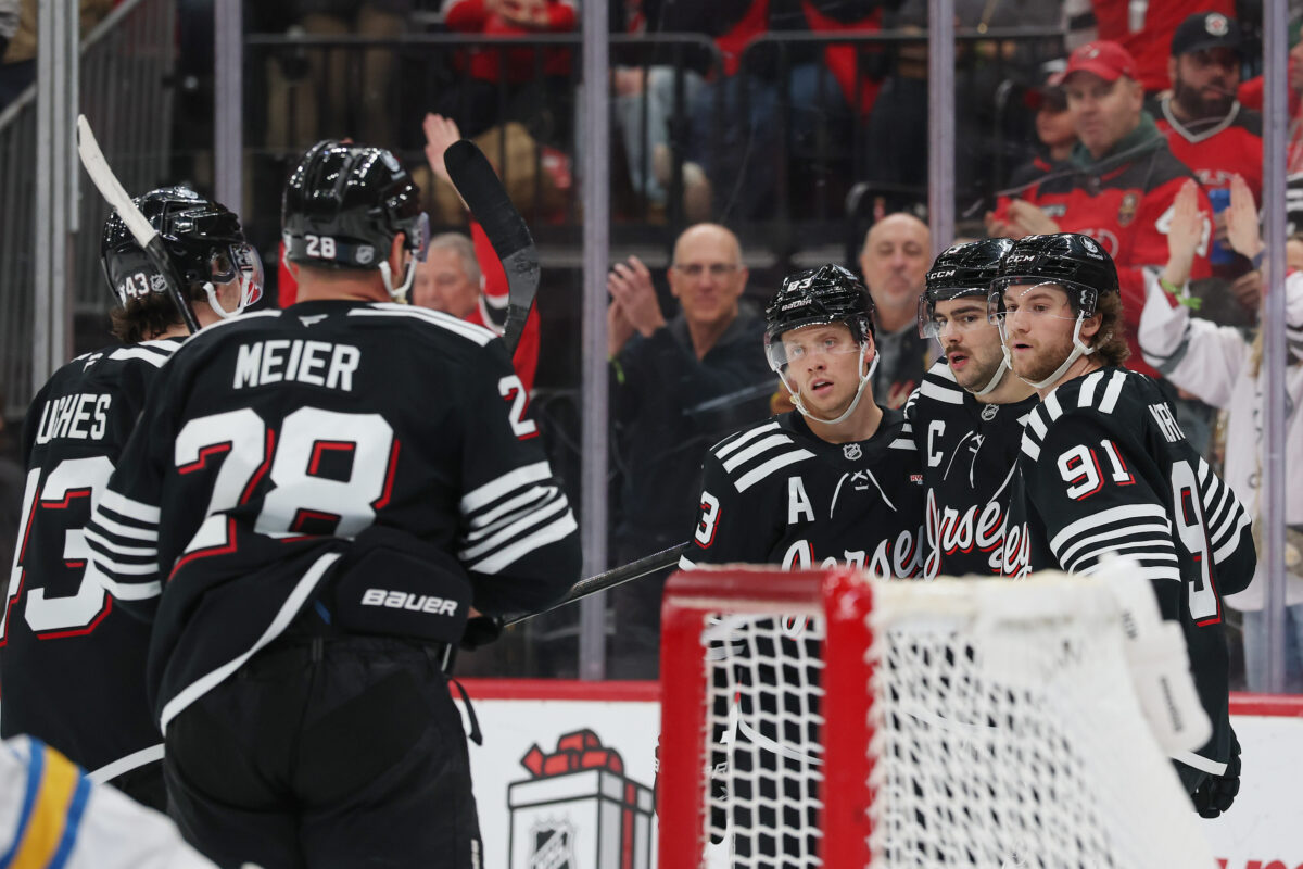 New Jersey Devils Celebrate