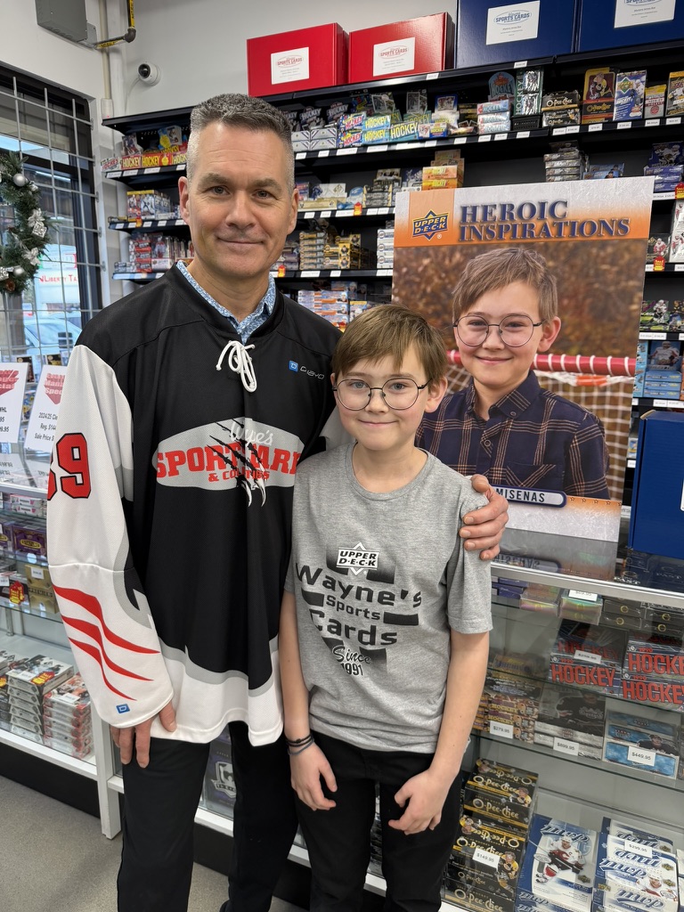 Everett Misenas Wayne Wagner Upper Deck Heroic Inspirations