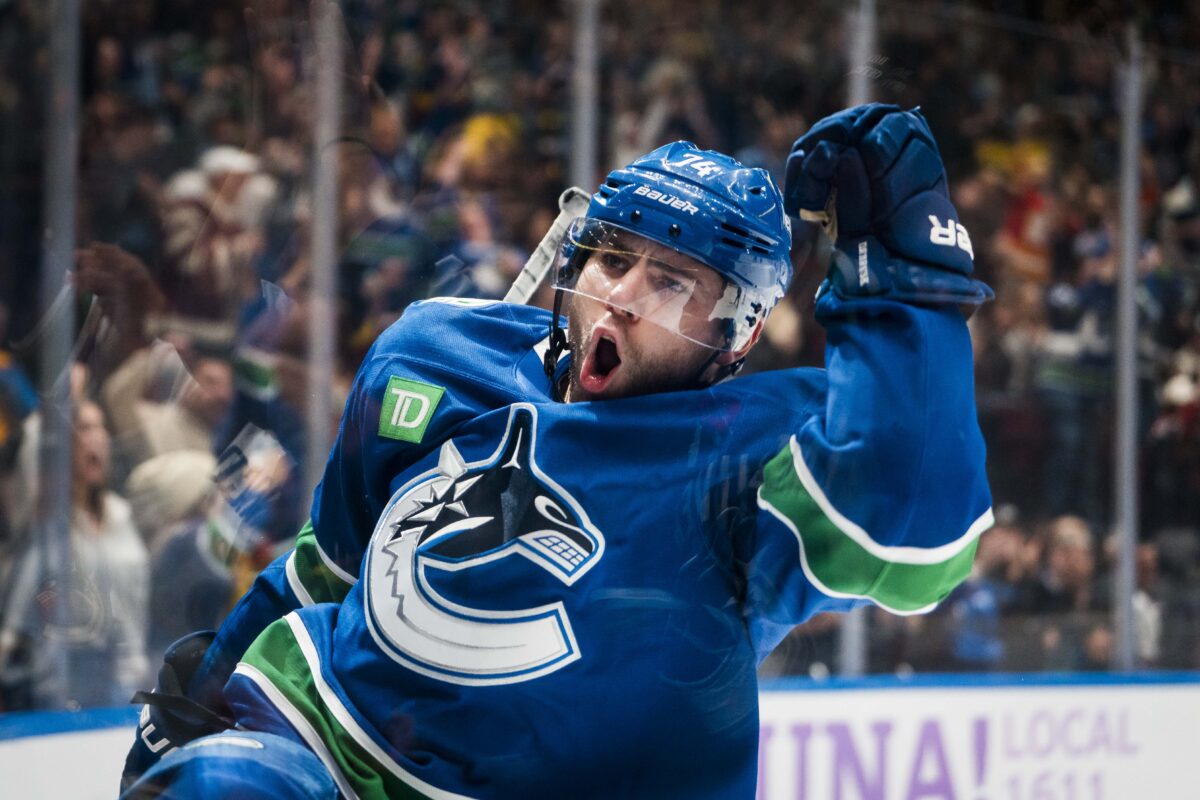 Jake DeBrusk Vancouver Canucks